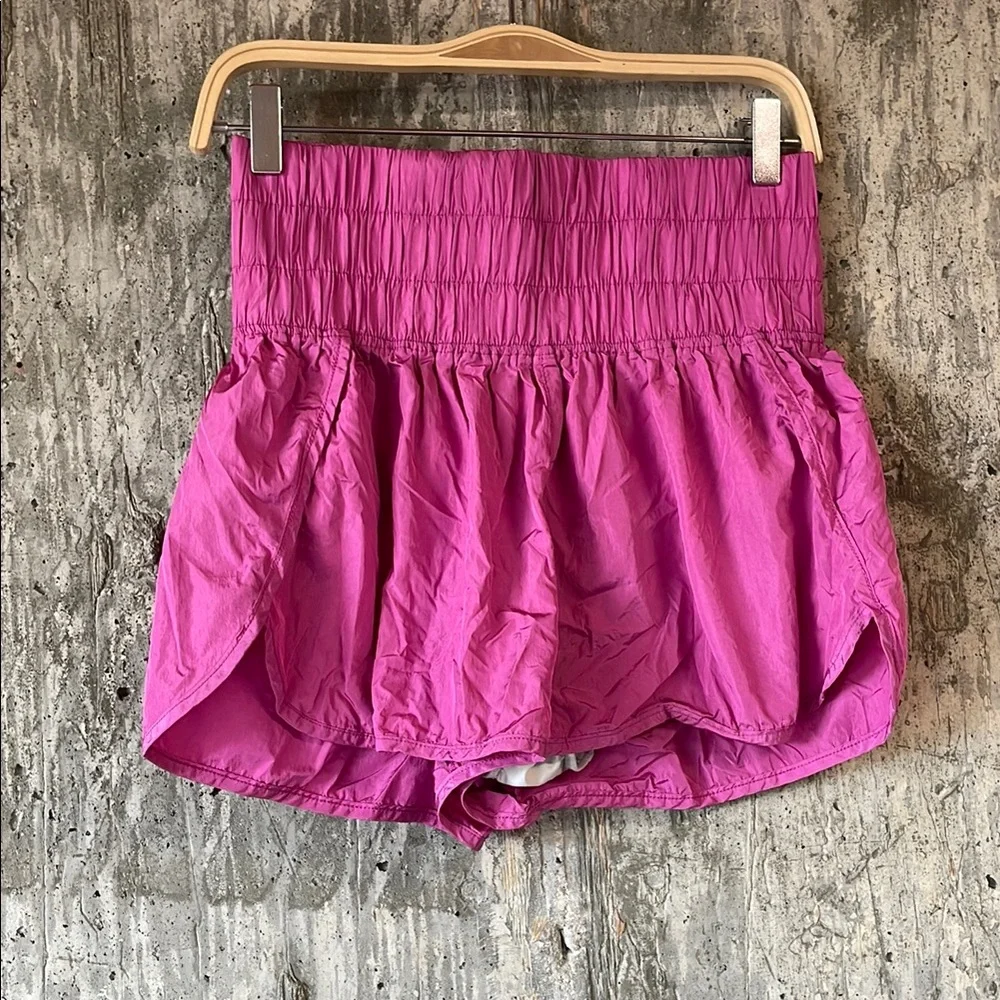 FREE PEOPLE Women's FP Movement The Way Home Short Size L In Vivacious Violet - Picture 4 of 10